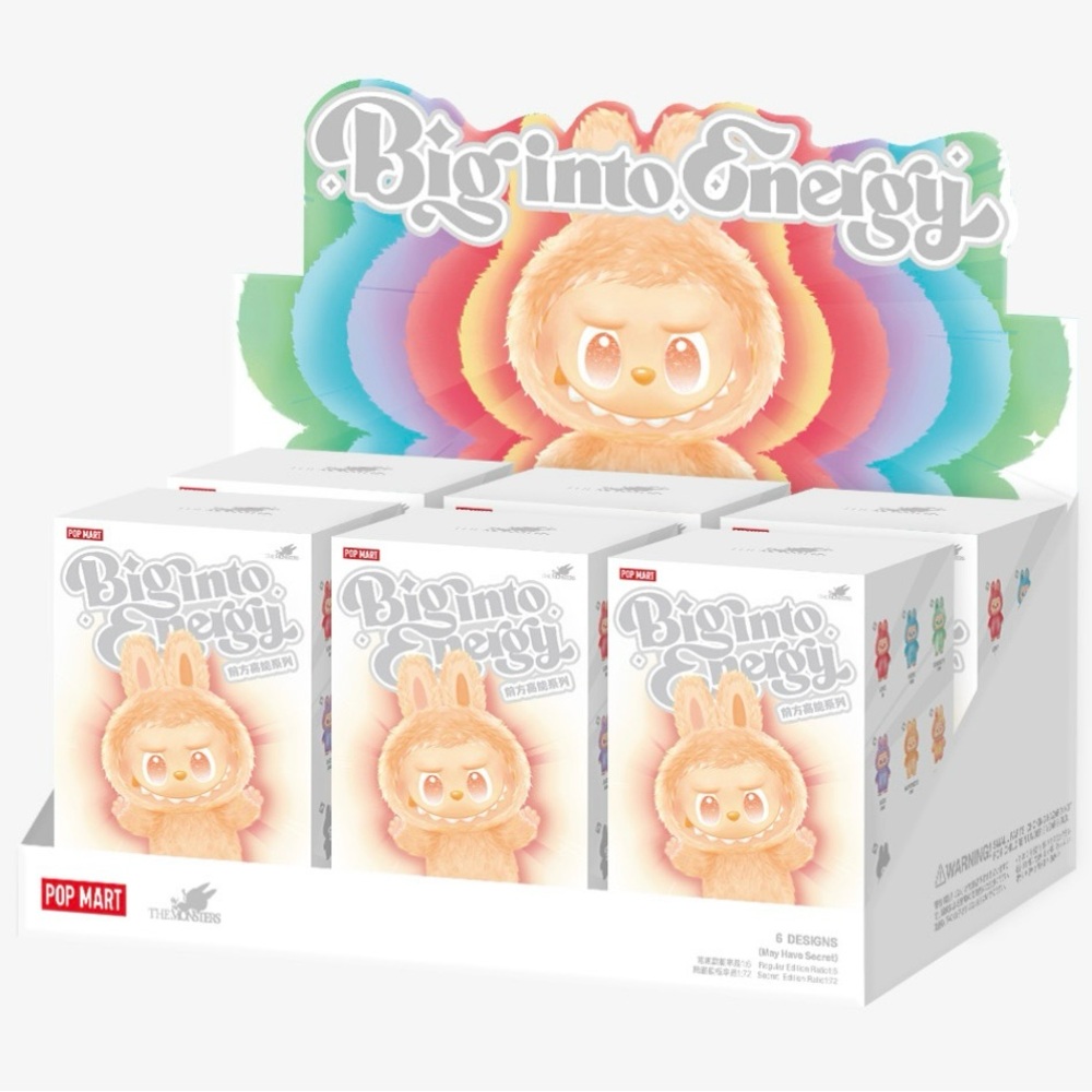 POP MART Big Into Energy Labubu series WHOLE SET. New in factory wrap, unopened.